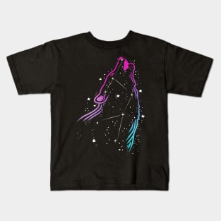 Wolf Constellation Kids T-Shirt